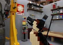 Garage Fallout 4 được xây dựng chi tiết từ 20,000 mảnh LEGO