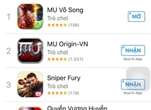 Chưa ra mắt, MU Vô Song đã “tốc biến” lên Top 1 Apple Store, Google Play