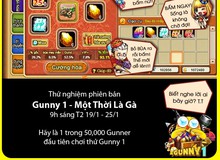 Tặng 500 Code “cỗ máy thời gian” phiên bản thử nghiệm Gunny 1