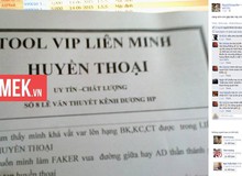 Choáng với tờ rơi quảng cáo Tool Hack Liên Minh Huyền Thoại