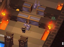 Blocky Raider - Temper Run phiên bản Crossy Road