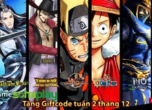 Cổng Webgame SohaPlay tặng Giftcode tuần 2 tháng 12