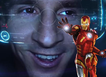 Messi biến thành Iron Man trong quảng cáo đặc sắc của phim Avengers 2