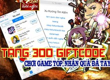 Tặng 300 Gift Code Tam Quốc Diễn Nghĩa Mobi