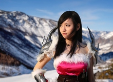 Độc đáo cosplay nữ tướng Sivir chịu lạnh giữa trời đông giá rét