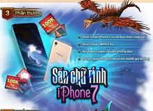 Truyền Thuyết Phong Bạo tặng iPhone7 và OPPO F1s miễn phí cho người chơi để chào đón Close Beta không reset