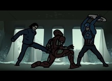 [Clip Vietsub] Hài hước với trailer hoạt hình chế Captain America: Civil War