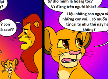 Truyện tranh hài - Sự thật về cha con Vua Sử Tử trong Lion King