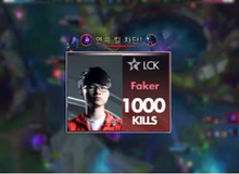 Liên Minh Huyền Thoại: Thưởng thức đoạn video nhìn lại quãng đường Faker đạt 1000 kills