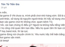 Tranh cãi về thái độ game thủ Việt quá kém khi chơi Võ Lâm Truyền Kỳ Mobile