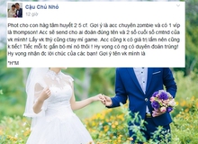 Chia tay game để lấy vợ, anh chàng này có cách kỷ niệm không thể hài hước hơn