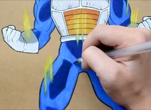 Hướng dẫn vẽ hình Ca Đích - Vegeta của Dragon Ball trong 2 phút