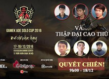 [Trực Tiếp] Vòng chung kết giải đấu GameK AoE Solo Cup 2016