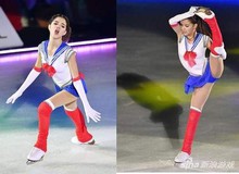Nữ hoàng trượt băng người Nga gây sốt khi cosplay Thủy Thủ Mặt Trăng
