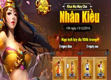 Trải nghiệm cảm giác TOP SERVER cùng bộ Giftcode “khủng” của Cửu Dương Thần Công