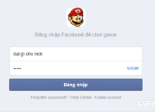 Cảnh báo mất tài khoản Facebook khi chơi game Mario Online