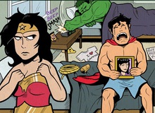 Truyện tranh hài - Các siêu anh hùng sẽ thế nào khi còn đang đi học