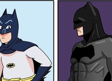 Truyện tranh hài - Batman xưa và nay khác nhau như thế nào