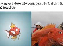 16 loài Pokemon được lấy y hệt từ ngoài đời thực