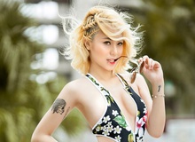 MisThy - Hot girl Liên Minh Huyền Thoại Việt diện bikini nóng bỏng tại bể bơi