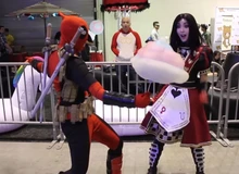 Siêu quậy Deadpool tưng bừng tại lễ hội cosplay