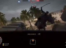 Đau bụng với cảnh xe tăng húc bay ngựa vài dặm trong game Battlefield 1