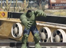 Khi gã khổng lồ xanh Hulk nổi hứng... chặn tàu trong GTA