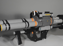Xem mẫu mô hình súng LEGO nặng không kém súng thật