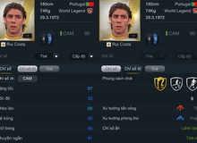 Rui Costa World Legend: Bậc thầy kiến tạo trong FIFA Online 3