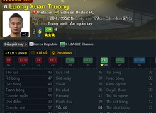 Lương Xuân Trường sẽ tăng chỉ số ở Roster Update thẻ FIFA Online 3 mùa 2016?