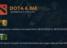 DOTA 2 UPDATE 6.86e: Ice Frog thẳng tay trừng trị Earth Spirit