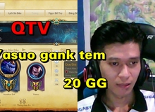 Sau 1 năm, vẫn với phong cách "Yasuo gank tem" ấy, QTV tụt xuống Kim Cương 2 lúc nào không hay