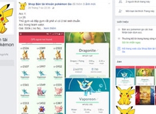 Sôi động thị trường tài khoản Pokemon Go