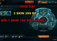 1 lần chưa sợ, lại xuất hiện gamer chơi dại dùng 3 skin 399 RP đổi lấy 1 trang phục rẻ tiền