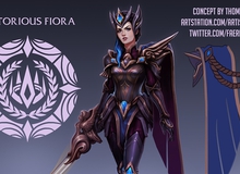 LMHT: Chê Maokai quá xấu, fan hâm mộ tự thiết kế Fiora Vinh Quang, đẹp đến nỗi Riot cũng phải giật mình