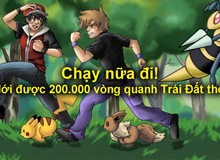 Tất cả những game thủ chơi Pokemon GO đã đi quanh Trái Đất 200.000 vòng