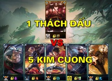 Há hốc mồm với trận siêu kinh điển của LMHT: 1 Thách Đấu vs 5 Kim Cương, hành tan nát, pentakill liên tục