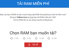 Sau 2 năm tồn tại, website Tải Ram, Tải VGA của Việt Nam đã chính thức ra đi