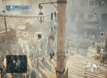 Phát hoảng khi xác chết bất ngờ "đội mồ sống dậy" trong Assassin's Creed