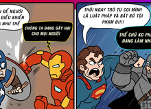 Sự khác nhau giữa Captain America và Batman V Superman