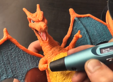 Chiêm ngưỡng Pokemon Charizard được "vẽ" 3D cực kì ấn tượng