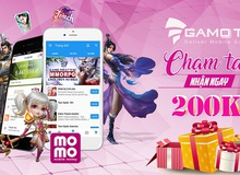 Chạm tay nhận ngay tiền mặt cùng Gamota và Ví Momo