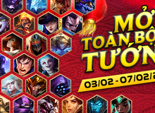 Nhân dịp Tết Nguyên Đán Đinh Dậu, Garena mở khóa toàn bộ Tướng và nhân IP 500% cho game thủ LMHT Việt