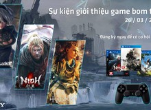 Tham gia sự kiện này, game thủ sẽ được chơi bom tấn miễn phí, nhận được tay cầm PS4 và đĩa game trị giá 1,3 triệu đồng