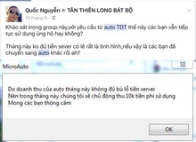 Game thủ Tân Thiên Long 3D kêu trời do Auto lậu đồng loạt "vòi tiền" sau Big Update