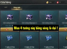 Liên Quân Mobile: Đây là 4 vị tướng mà nếu dùng vàng để mua thì bạn đích thị là… gà mờ