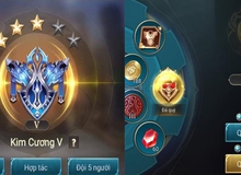 Liên Quân Mobile: Game thủ sẽ nhận được phần thưởng cực khủng nếu leo rank lên Kim Cương V