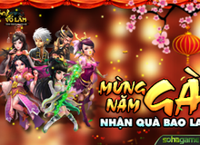 Đón xuân mới, game Việt Mộng Võ Lâm tặng người chơi Ngũ Đại Bảo Vật