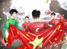 Thích mê loạt fanart về những hình ảnh đáng nhớ của đội tuyển U23 Việt Nam cưng muốn xỉu