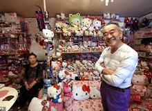 Chiêm ngưỡng bộ sưu tập Hello Kitty lớn nhất thế giới của cụ ông Nhật Bản